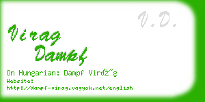 virag dampf business card